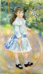 Girl with a hoop 1885